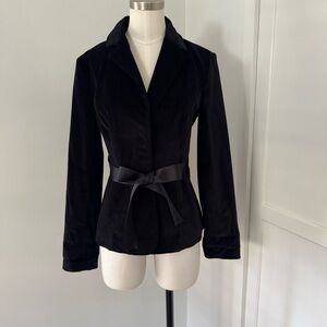 GAP Black Velvet Women's Blazer